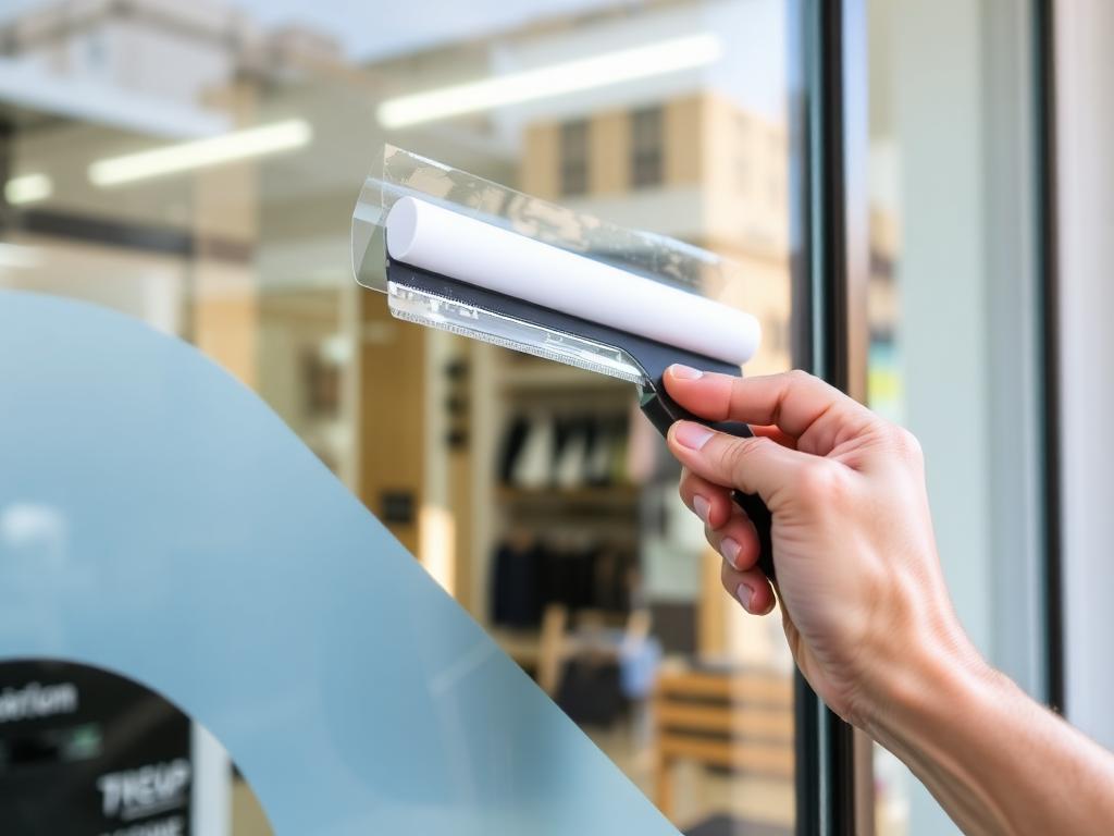 Vinilo adhesivo en ventanales — Vinilo adhesivo + laminado